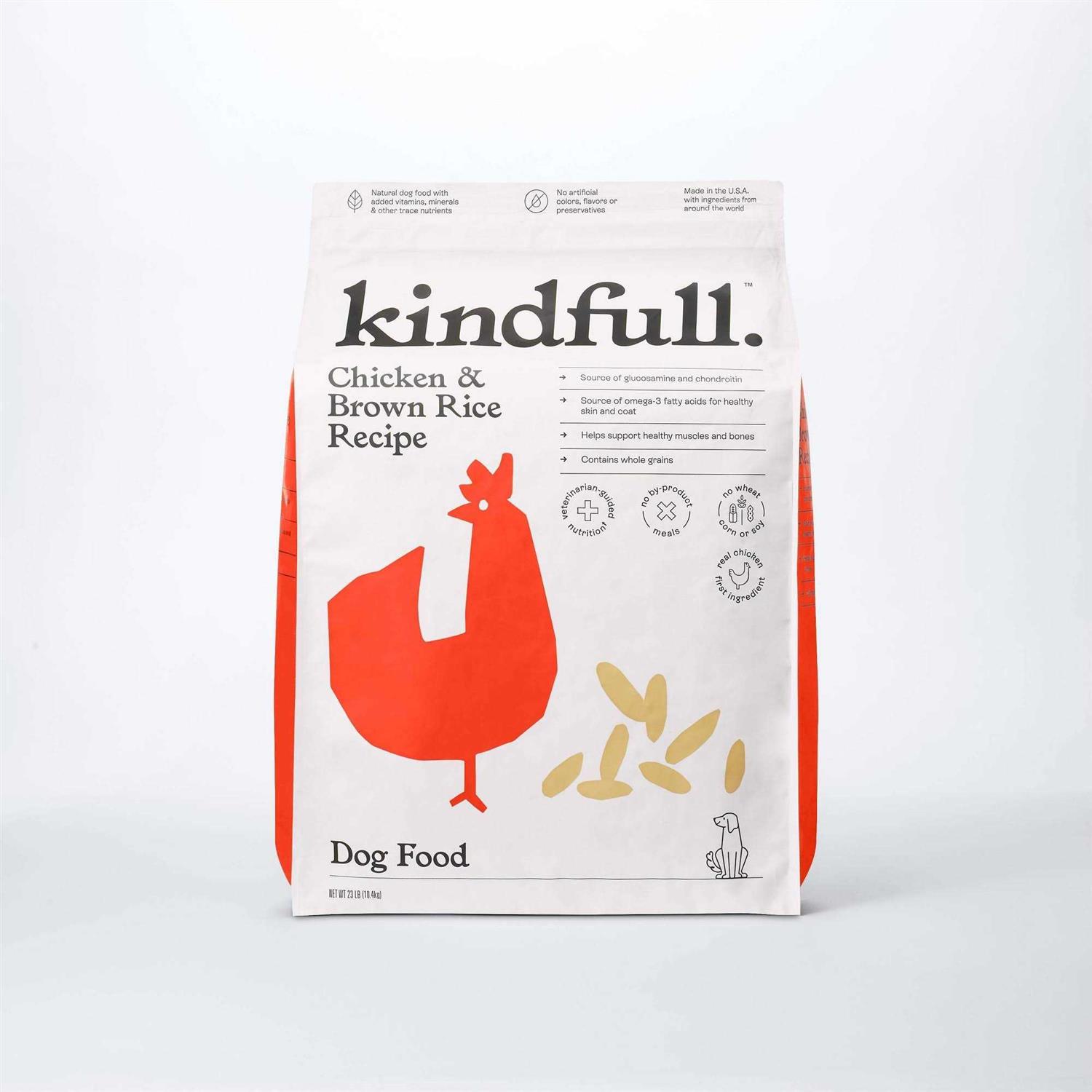 Kindfull Chicken and Brown Rice Recipe Dry Dog Food