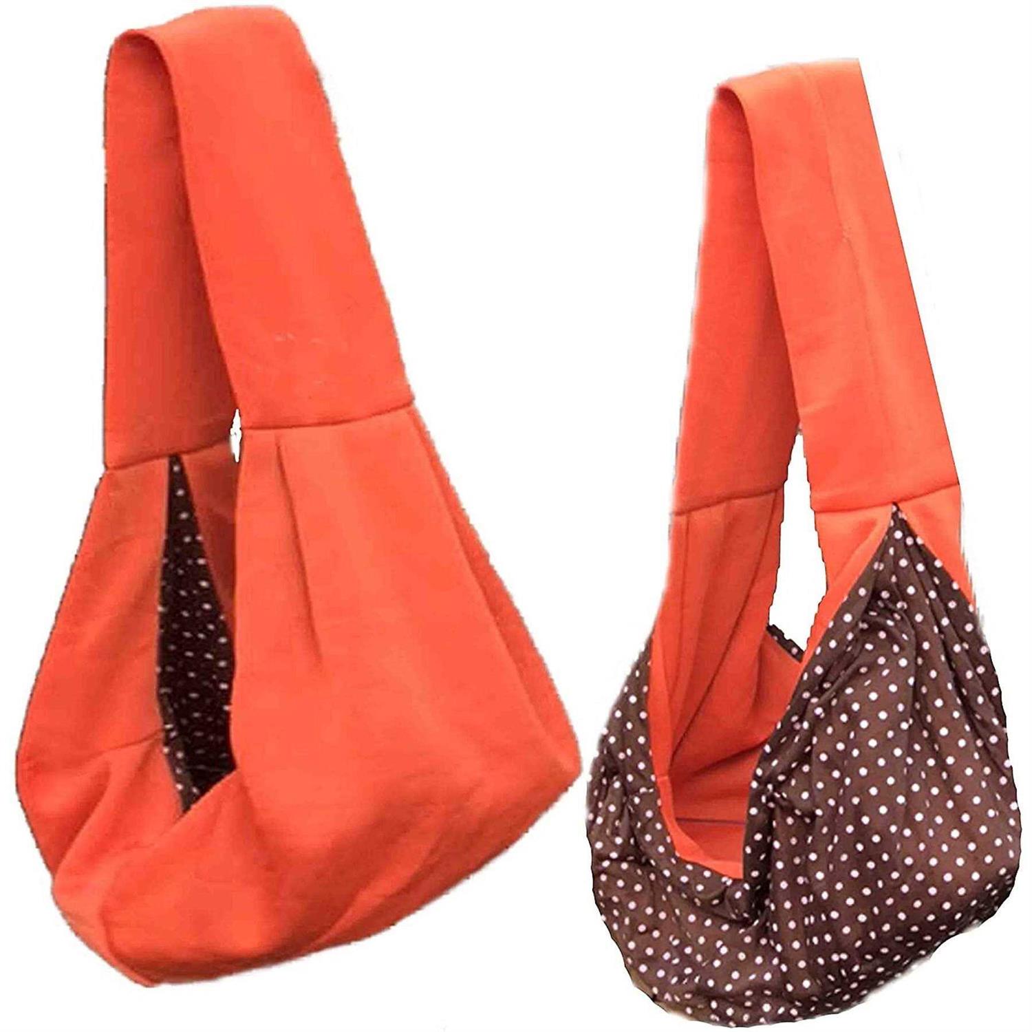 Iprimio Dog and Cat Sling Carrier Hands Free Reversible Pet Papoose Bag