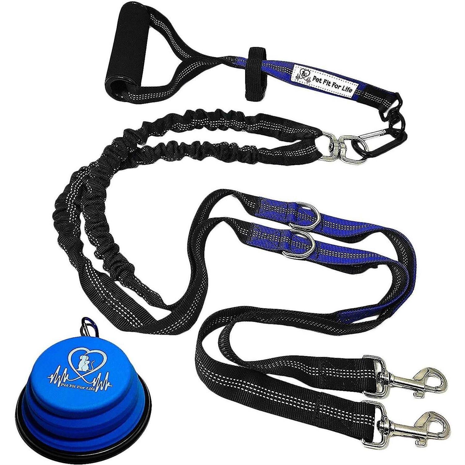 Pet Fit for Life 64 Premium Two Dog Leash Premium Double Leash for Dogs, Provides Control and Comfort