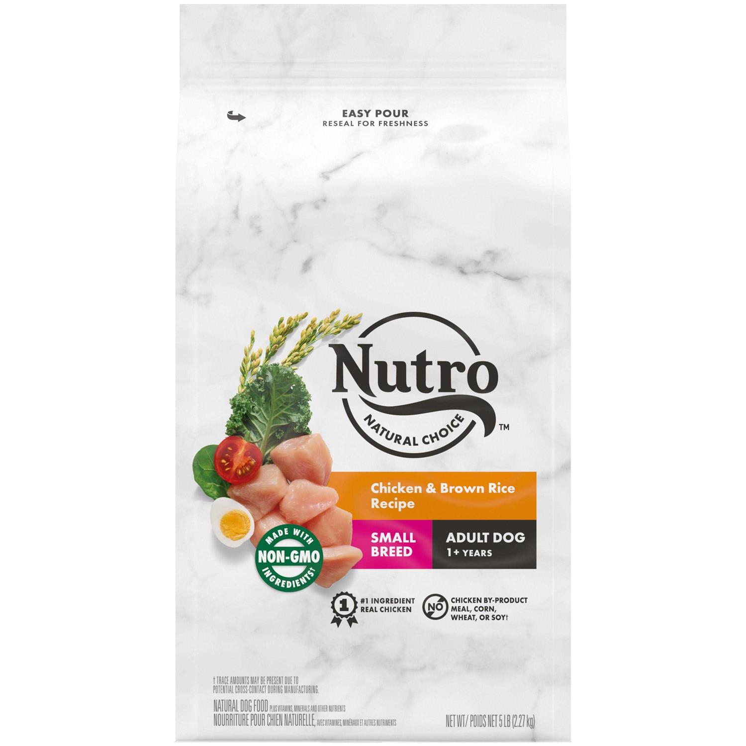 Nutro Natural Choice Small Breed Chicken & Brown Rice Adult Dog Food