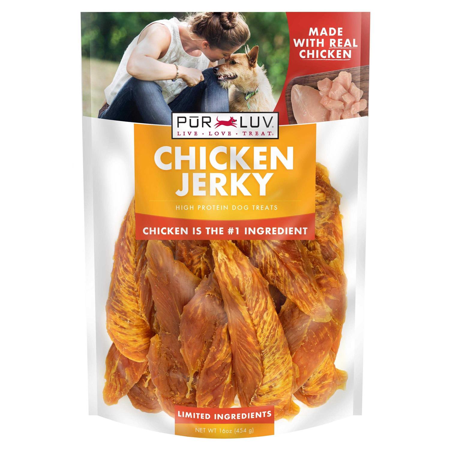 Pur Luv Real Chicken Jerky Dog Treats