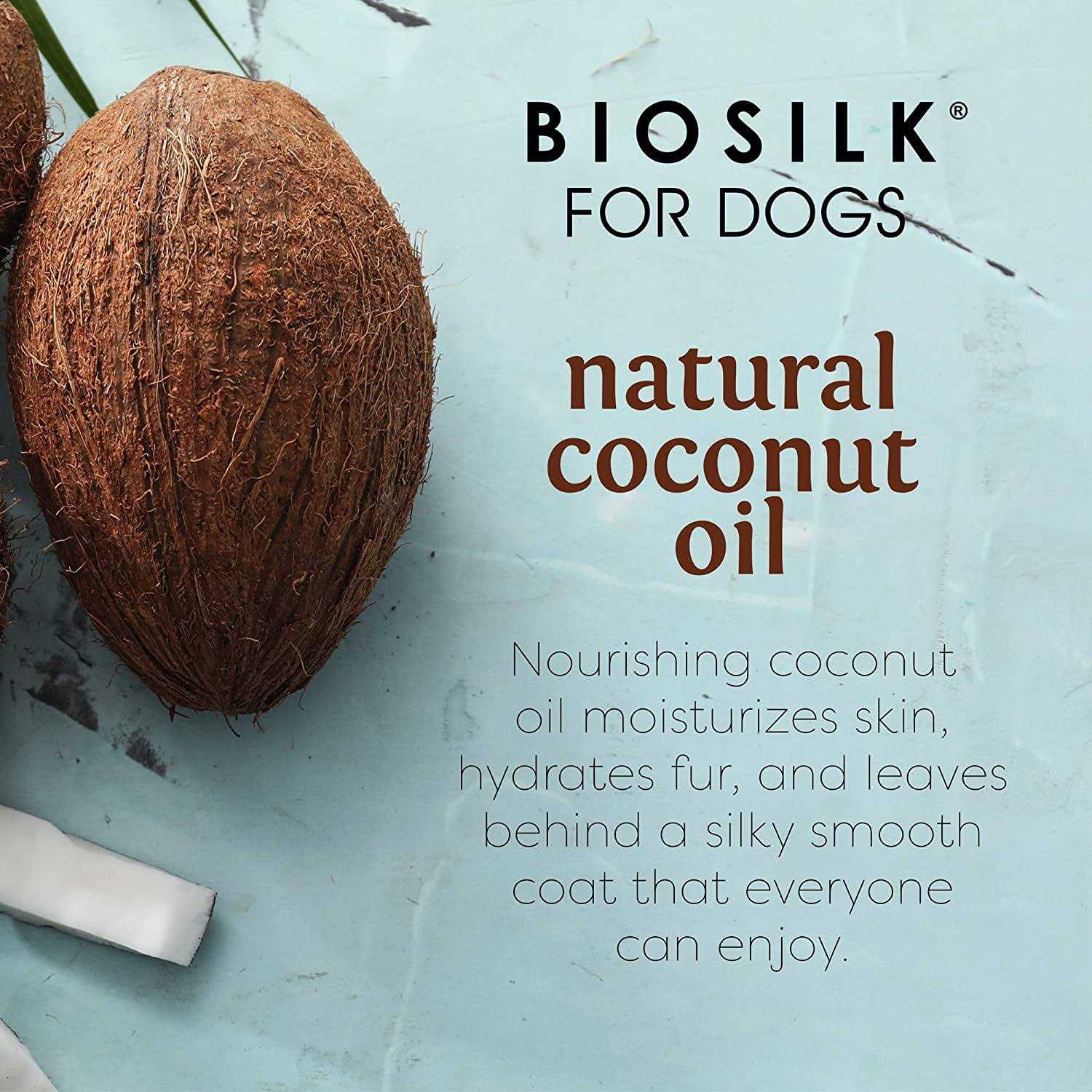 Biosilk for Dogs Silk Therapy Conditioner with Natural Coconut Oil