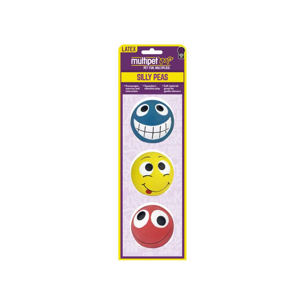 Multipet Silly Squeakers 3pk