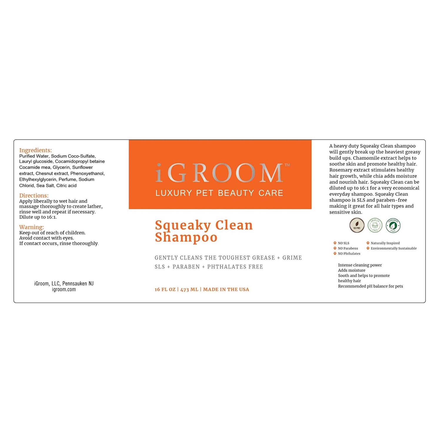 iGroom Squeaky Clean Shampoo