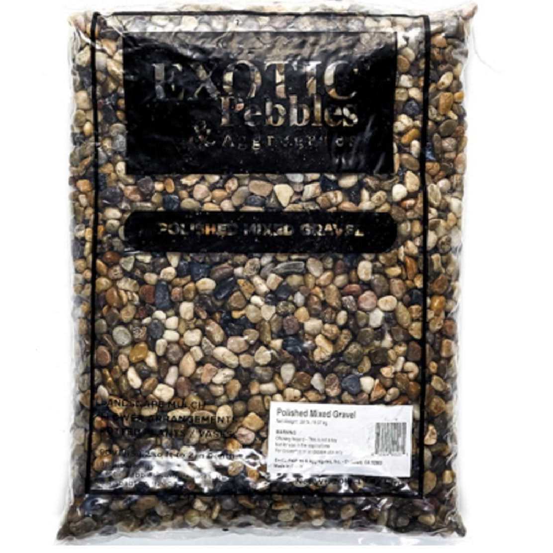 Exotic Pebbles & Aggregates Pm20-0510 Polished Mixed Gravel