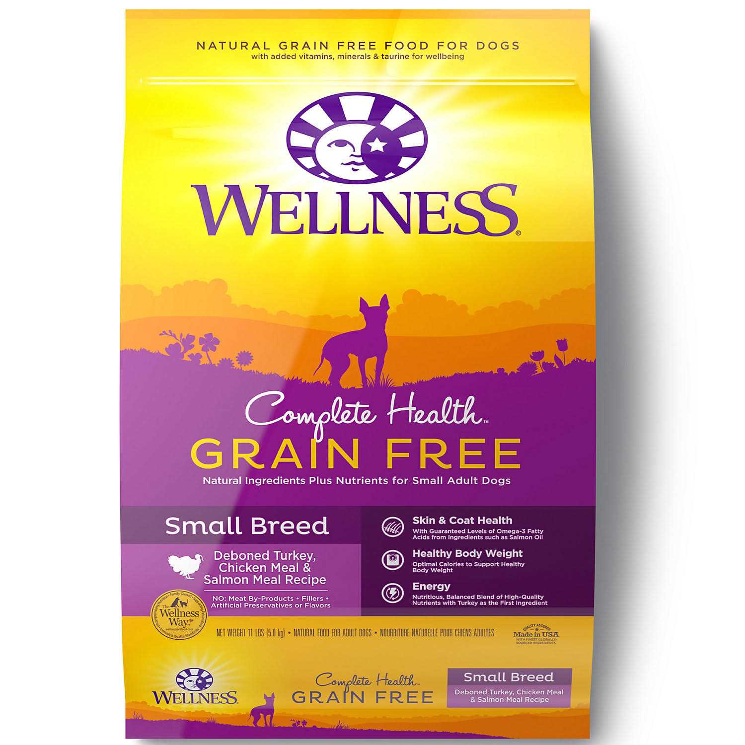 Wellness Grain Free Complete Health Small Breed Deboned Turkey Chicken & Salmon Dry Dog Food