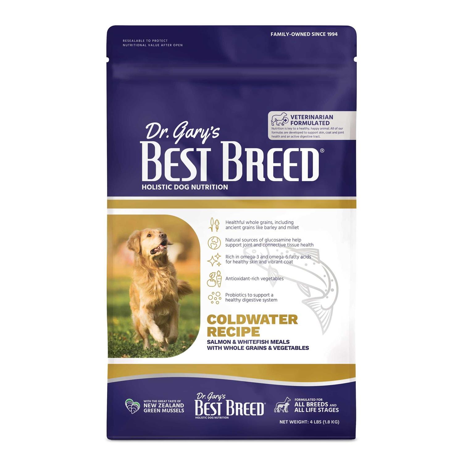 Dr. Gary’s Best Breed Holistic Coldwater Recipe Dry Dog Food