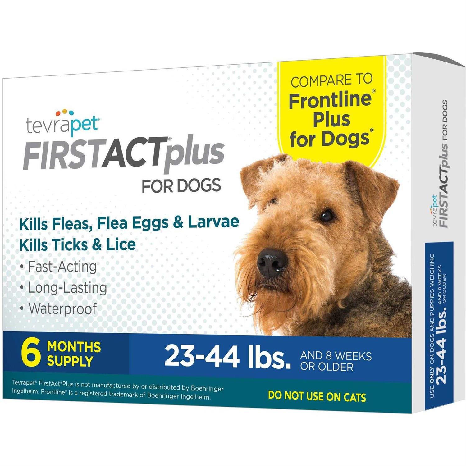 Tevrapet Firstact Plus Flea and Tick Prevention Dogs