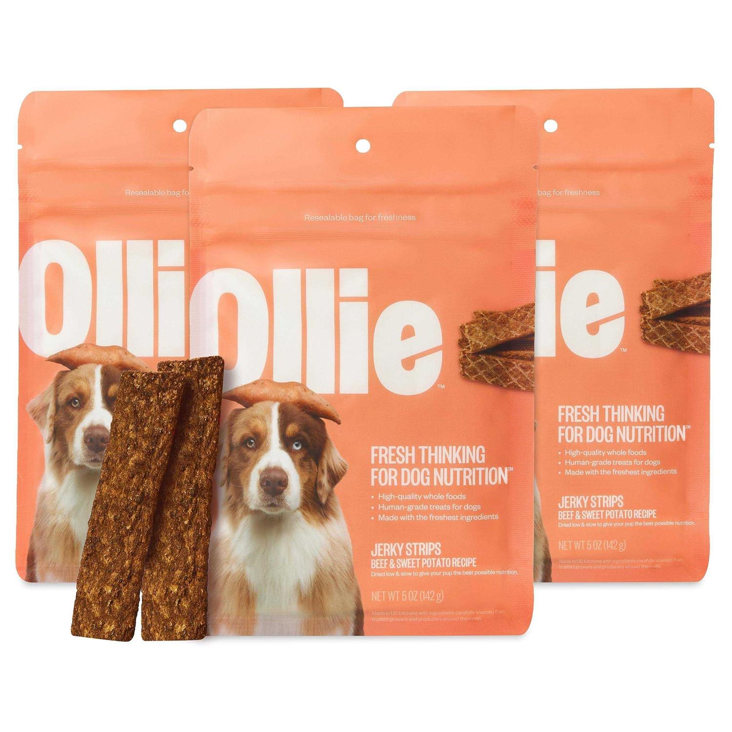 Ollie Beef and Sweet Potato Jerky Recipe Dog Treats Dog Jerky Treats All Natural