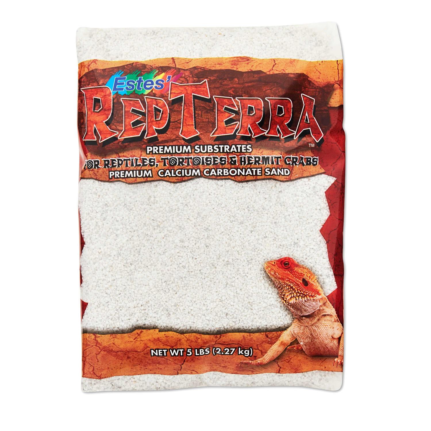 Repterra White Reptile Sand 5 lb Bag