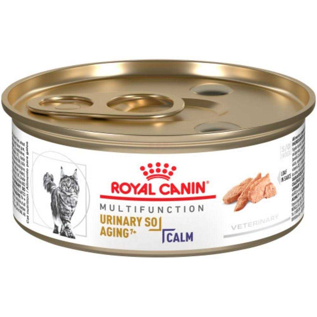 Royal Canin Veterinary Diet Feline Urinary SO Aging 7+ + Calm Canned Cat Food