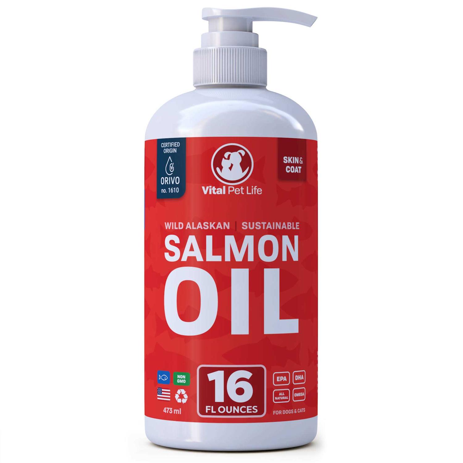 Vital Pet Life Salmon Oil for Dogs and Cats