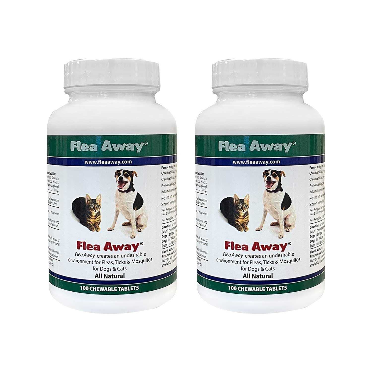 Flea Away Natural Flea Tick Mosquito Repellent for Dogs Cats