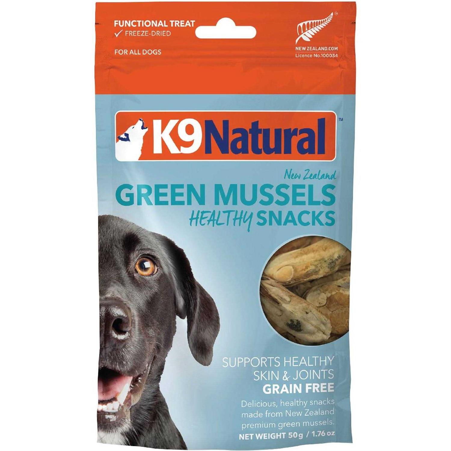 K9 Natural Healthy Snacks Green Mussels Freeze-Dried Dog Treats