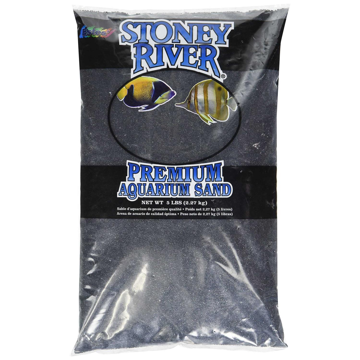 Estes Gravel Products AES06606 Este Marine Sand Black for Aquarium
