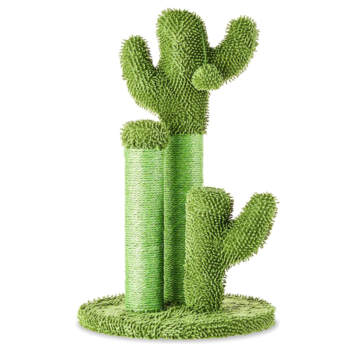 Vibrant Life Cactus Cat Scractching Post with Toy Ball