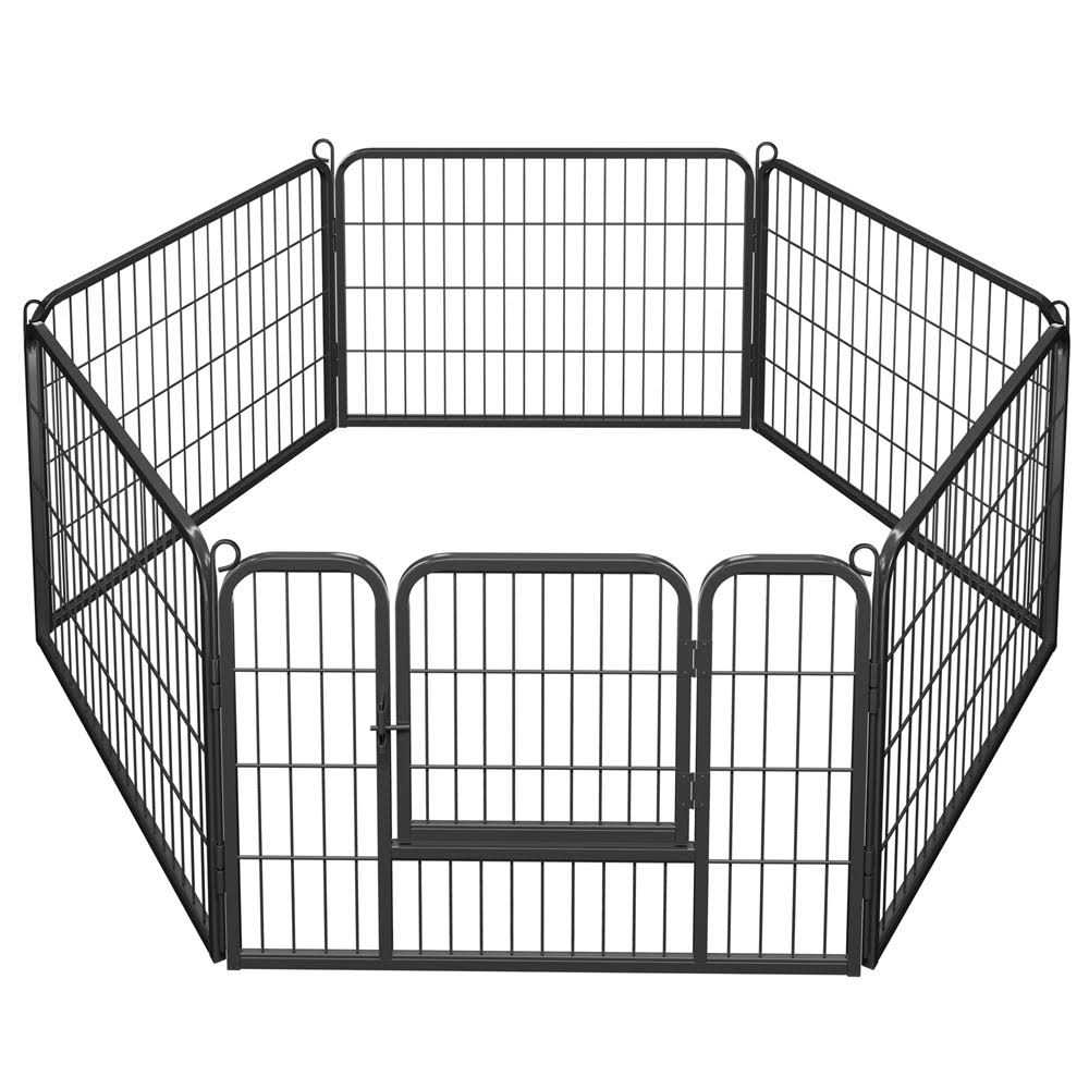 Yaheetech Panels Metal Dog Playpen