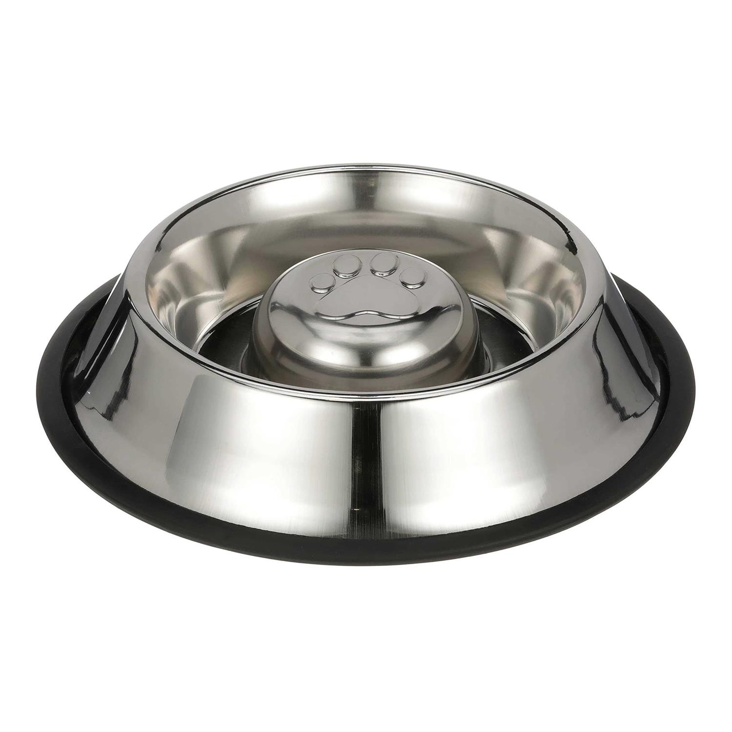 Neater Pet Brands Stainless Steel Slow Feed Bowl Non-Tip & Non-Skid