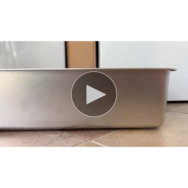 Yangbaga Stainless Steel Litter Box for Cat and Rabbit Odor Control Litter Pan