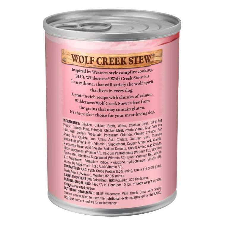 Blue Buffalo Wilderness Wolf Creek Stew Dog Food