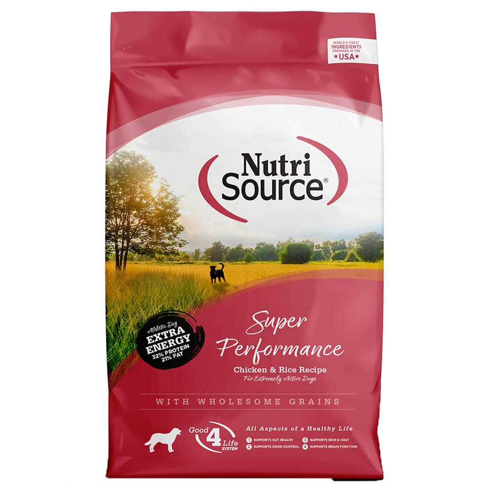 NutriSource Chicken & Rice Super Performance Dry Dog Food