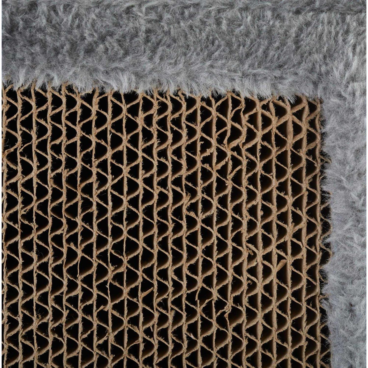 EveryYay Raised Runway Cat Scratch Post With Refillable Corrugated Cardboard