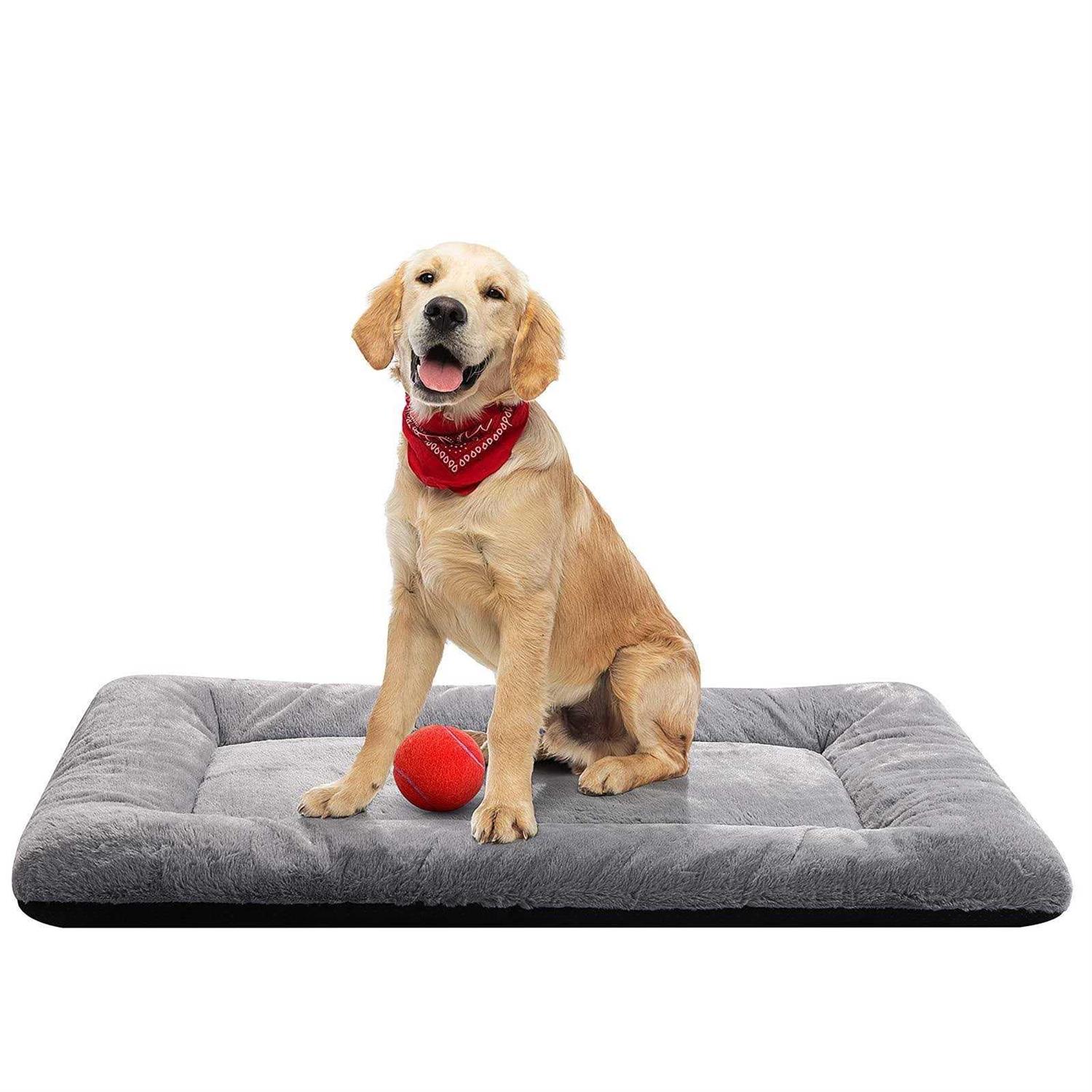 VERZEY Dog Beds Crate Pad Dogs Fit Metal Dog Crates,Ultra Soft Dog Crate Bed Washable & Anti-Slip Kennel Pad for Dogs Cozy Sleeping Mat