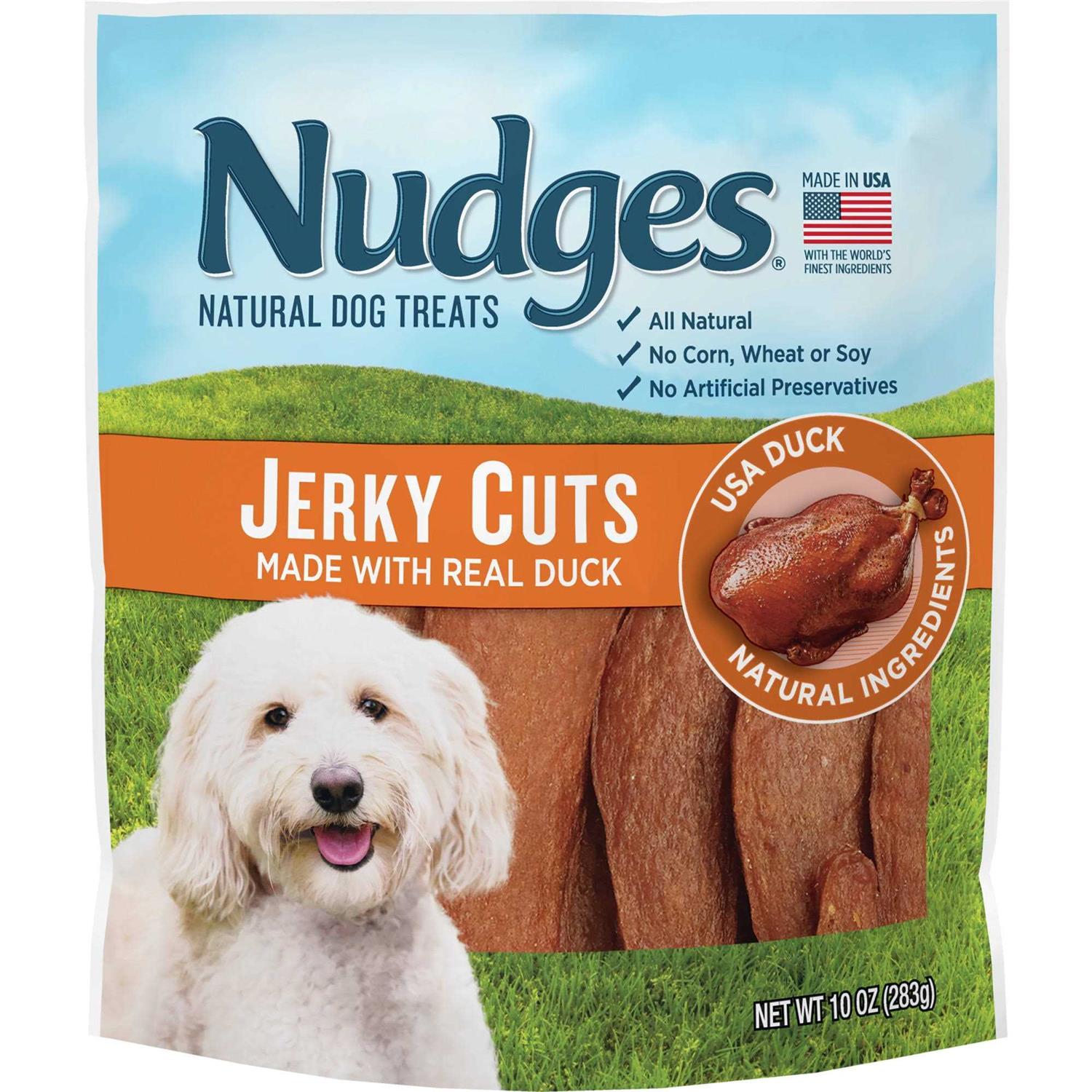 Nudges Dog Treats Jerky Cuts