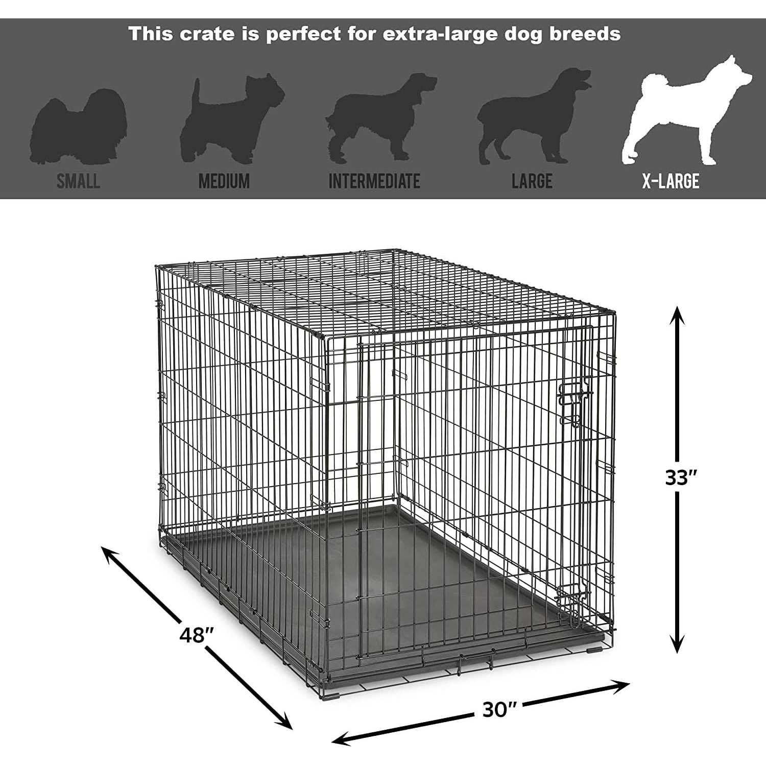 New World Pet Products New World Pet Newly Enhanced Single Door New World Dog crate