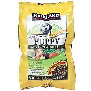 Kirkland Signature Puppy Formula Chicken, Rice and Vegetable Dog Food