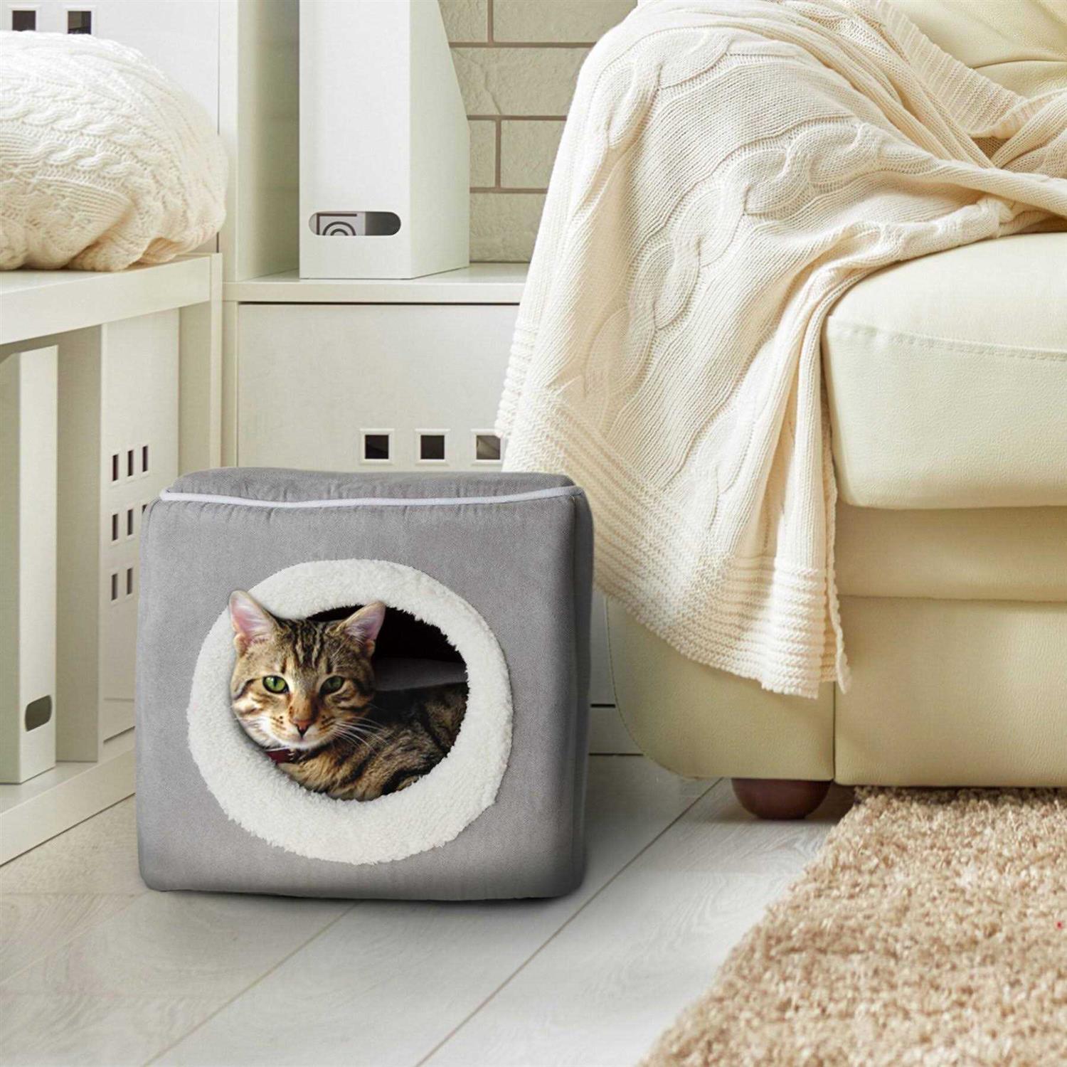 Pet Adobe 323530ZYA Indoor Cat Pet Bed Cave