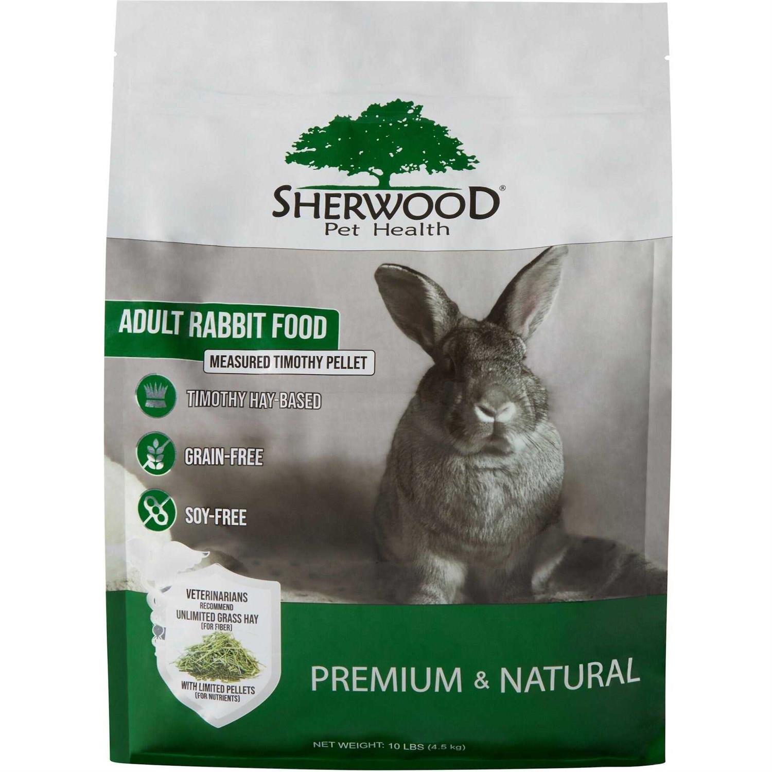 Sherwood Pet Health Adult Rabbit Food Timothy Hay Pellet Hay-Based