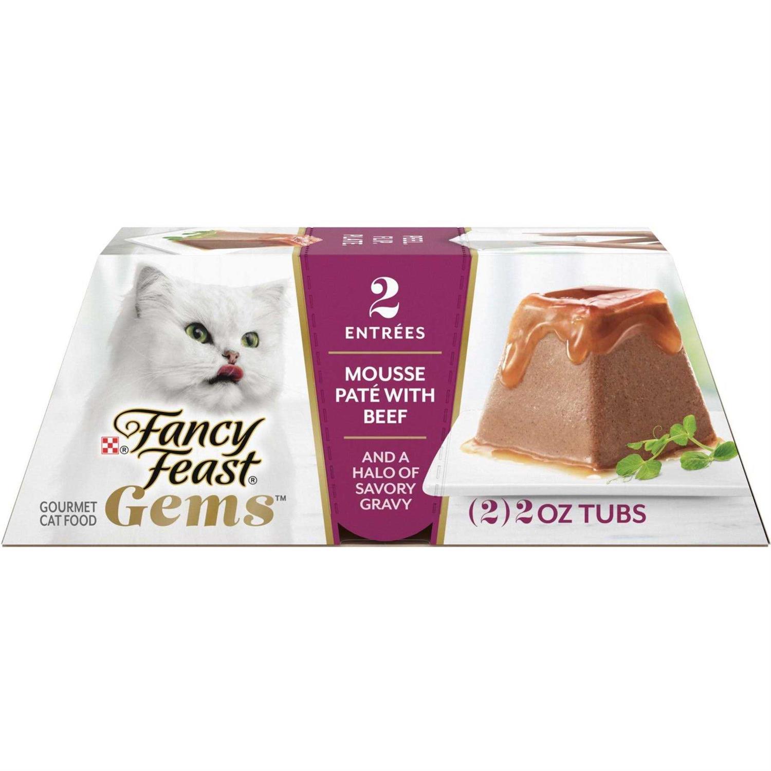 Fancy Feast Gems Mousse Pate Savory Gravy Wet Cat Food