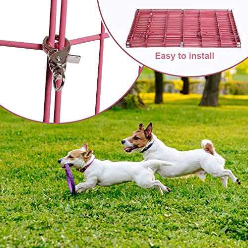 Bestpet 8-Panel Tall Dog Playpen Crate Fence Pet Kennel Play Pen Exercise Cag