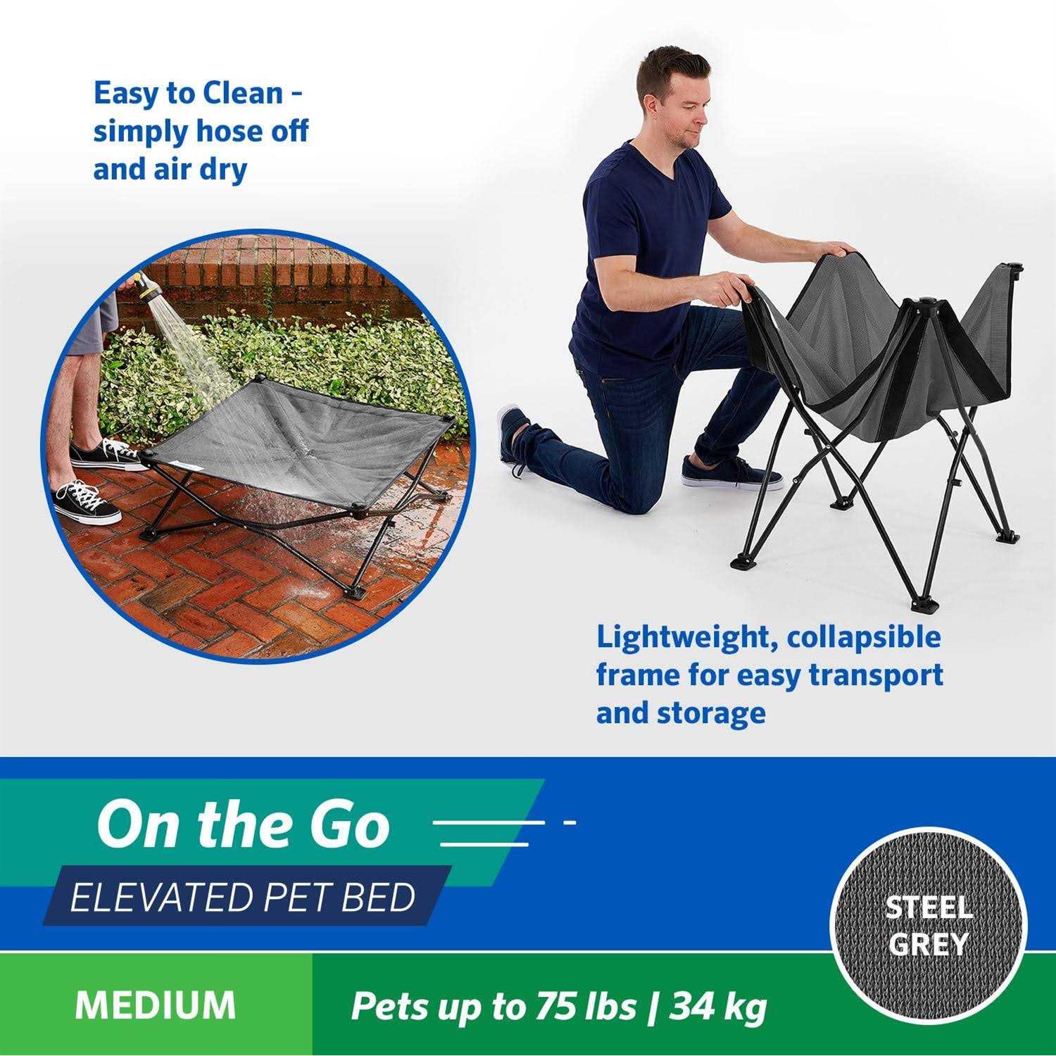 Coolaroo On-the-Go Elevated Pet Bed