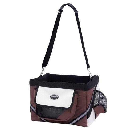 BARKBAY Dog Bike Basket Carrier Expandable Foldable Soft-Sided Dog Carrier