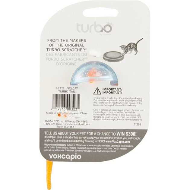 Turbo Tail Popper Cat Toy