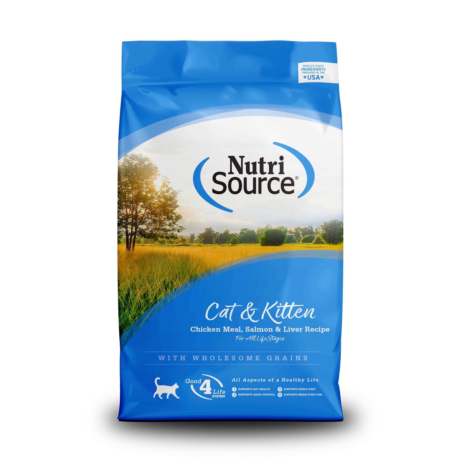 NutriSource Chicken/Salmon/Liver Dry Cat & Kitten Food