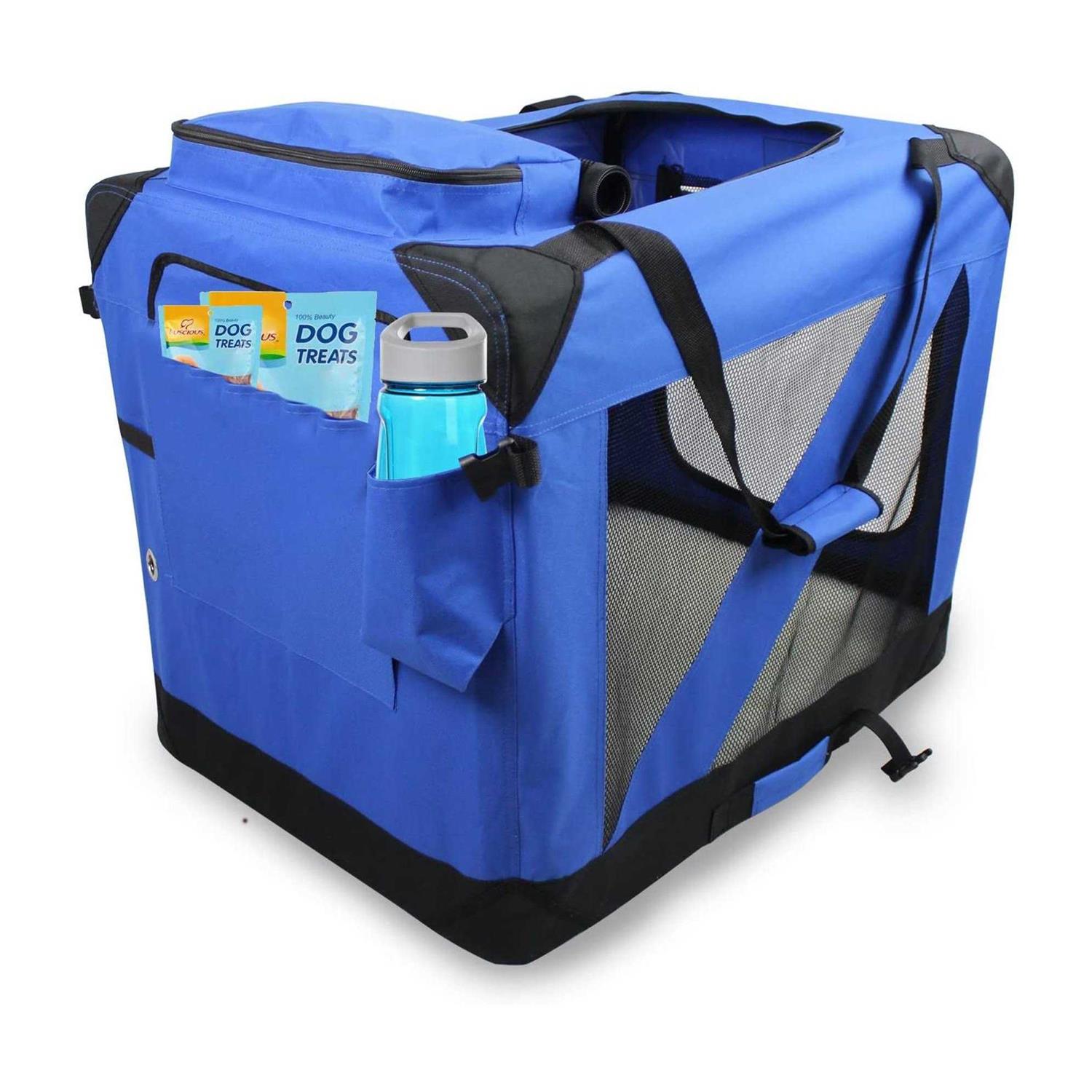 Jespet 3-Door Collapsible Soft-Sided Dog Crate