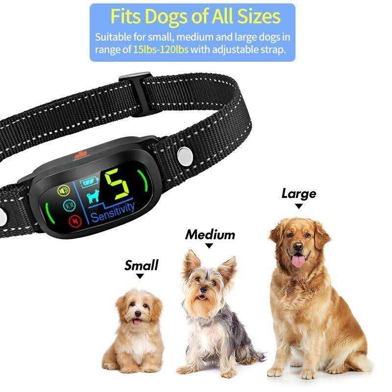 GroovyPets Smart Barking Control Waterproof Automatic Anti bark Dog Collar