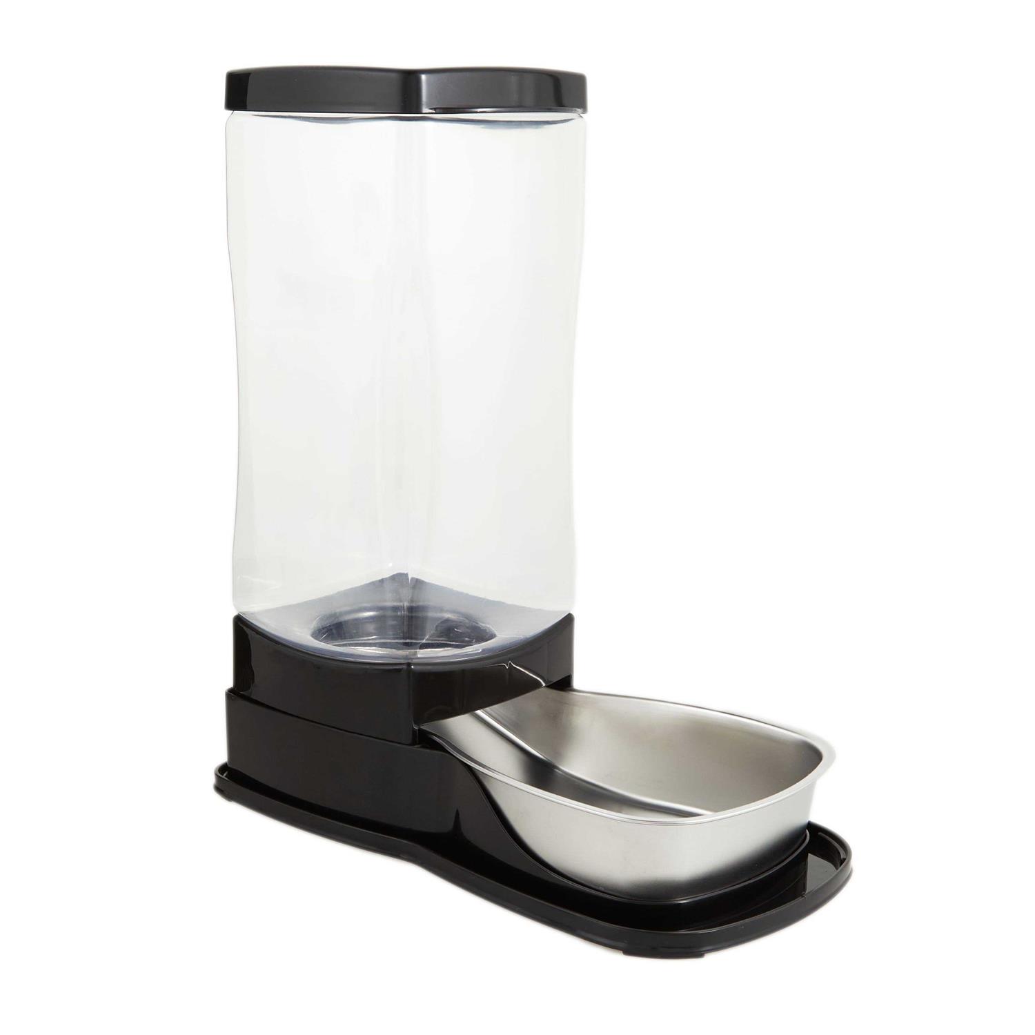 Top Paw Black Gravity Pet Feeder