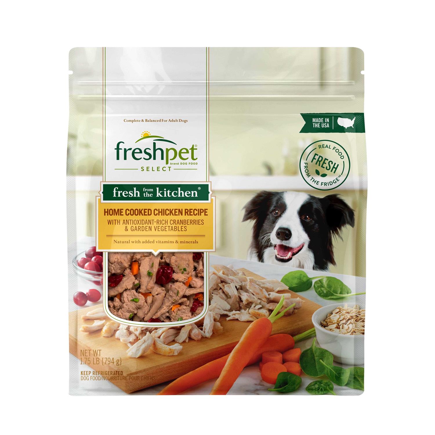 Freshpet Fresh from the Kitchen Select Home Cooked Chicken Recipe Dog Food