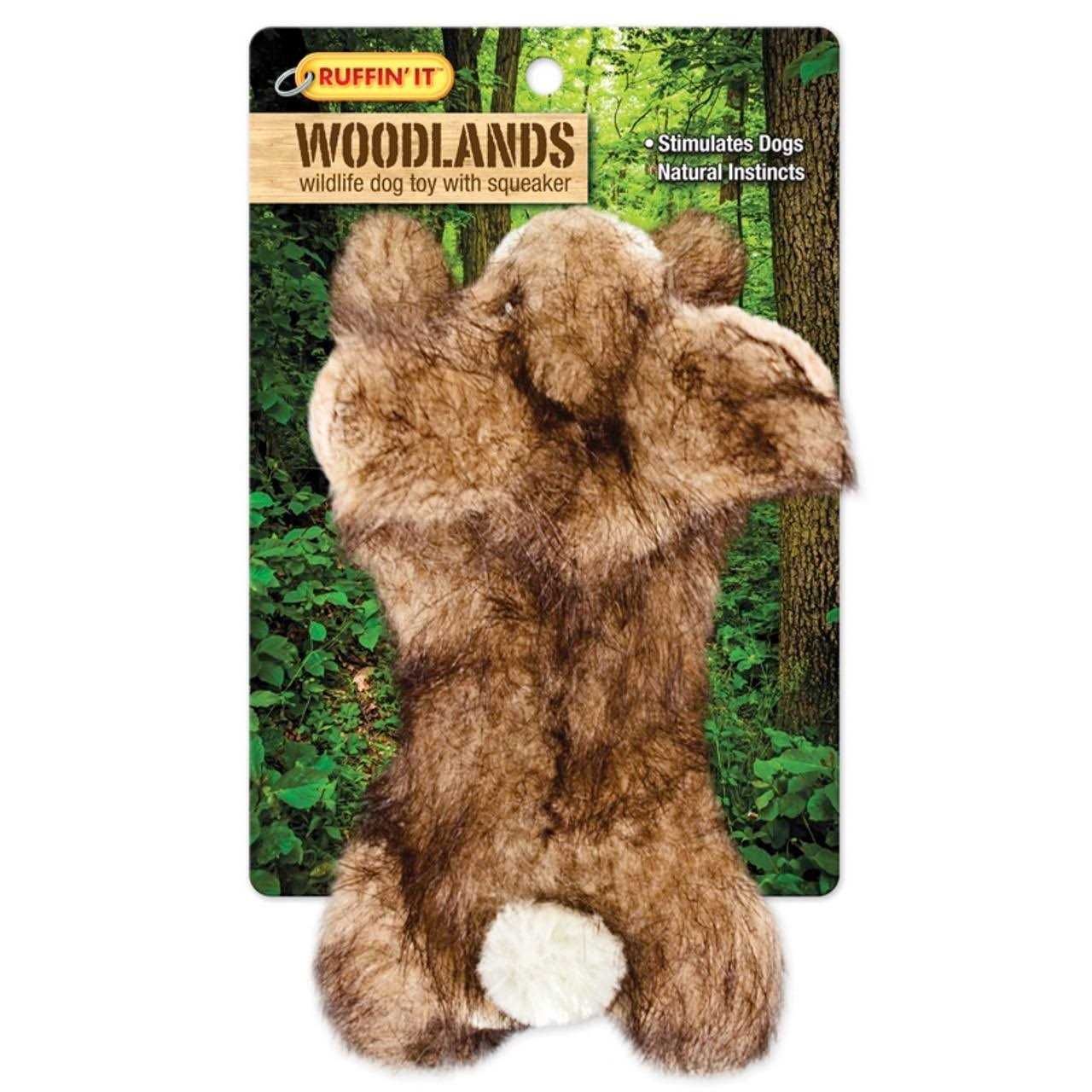 Ruffin’ It Woodlands Rabbit Plush Dog Toy