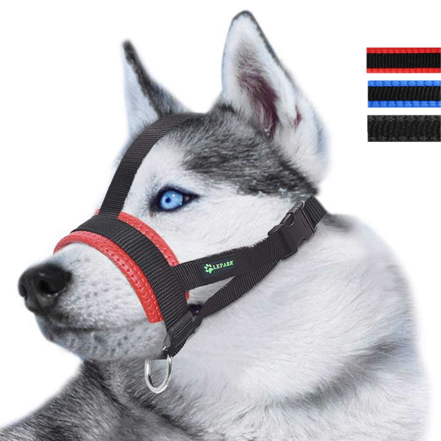 Lepark Dog Muzzle for Small,Medium,Large Dogs Prevent from Biting,Barking and Chewing