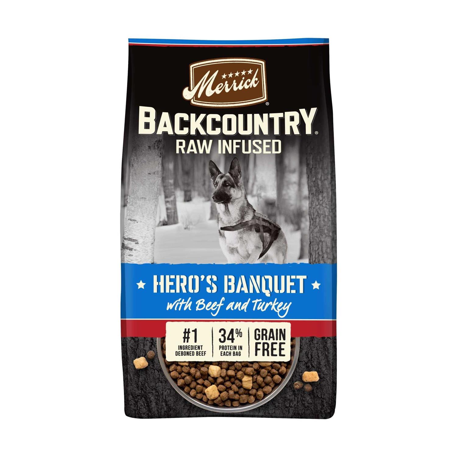 Merrick Backcountry Grain Free Hero’s Banquet Dry Dog Food
