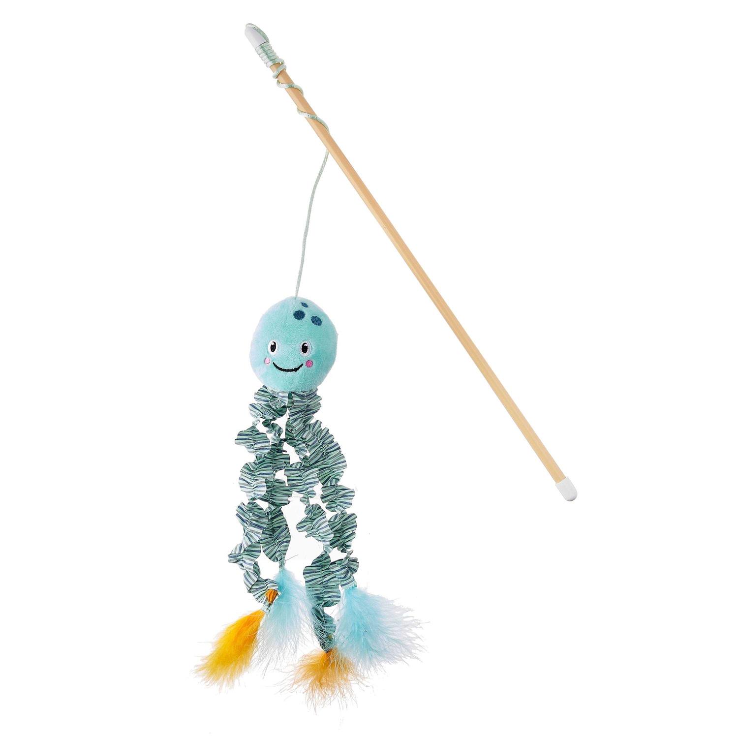Vibrant Life Cat Toy Jellyfish Teaser with Catnip