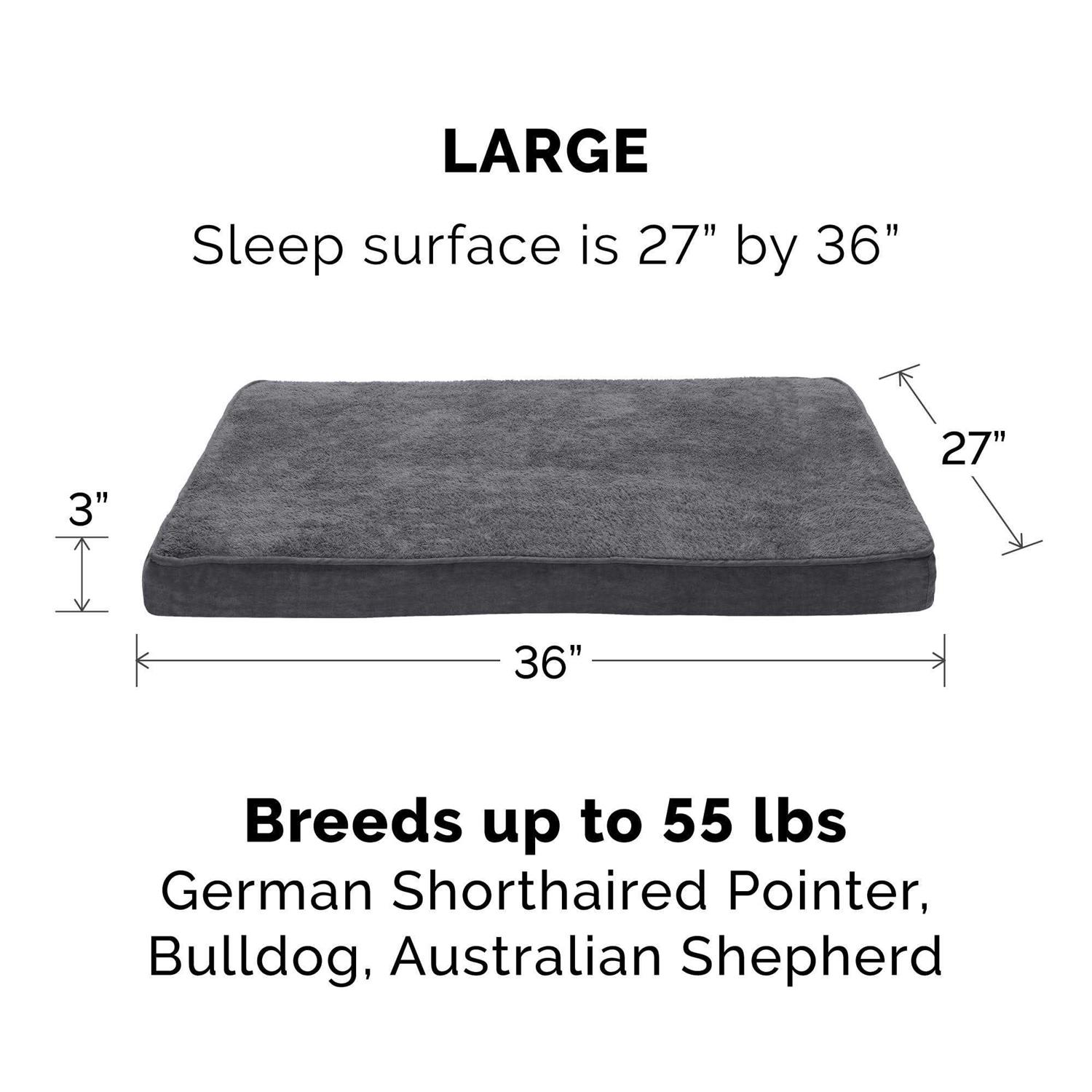 FurHaven Deluxe Suede Pet Bed