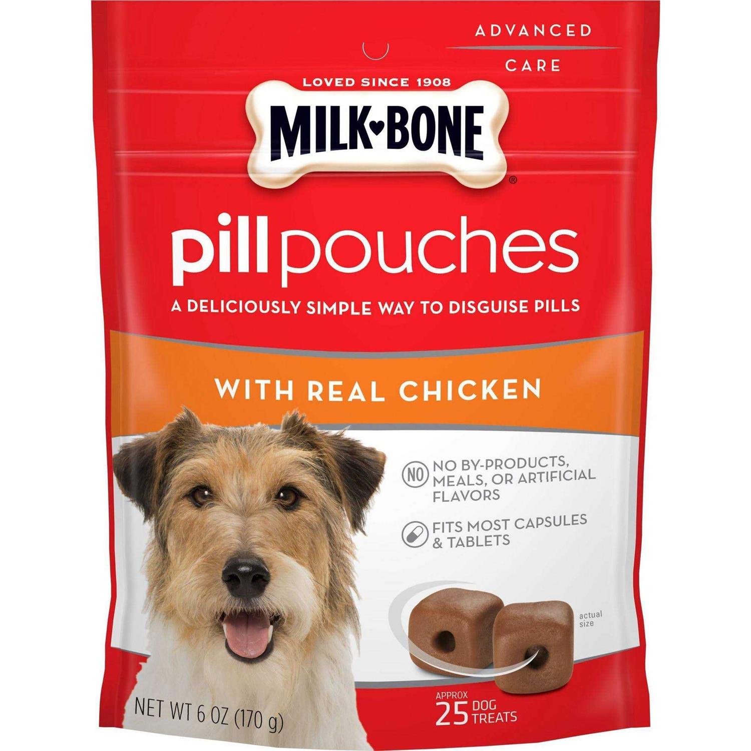 Milk-Bone Pill Dog Treats Pouches