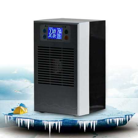 Oukaning Aquarium Chiller 30L Water Cool Chillers Heater for Fish Tank Hydroponics System