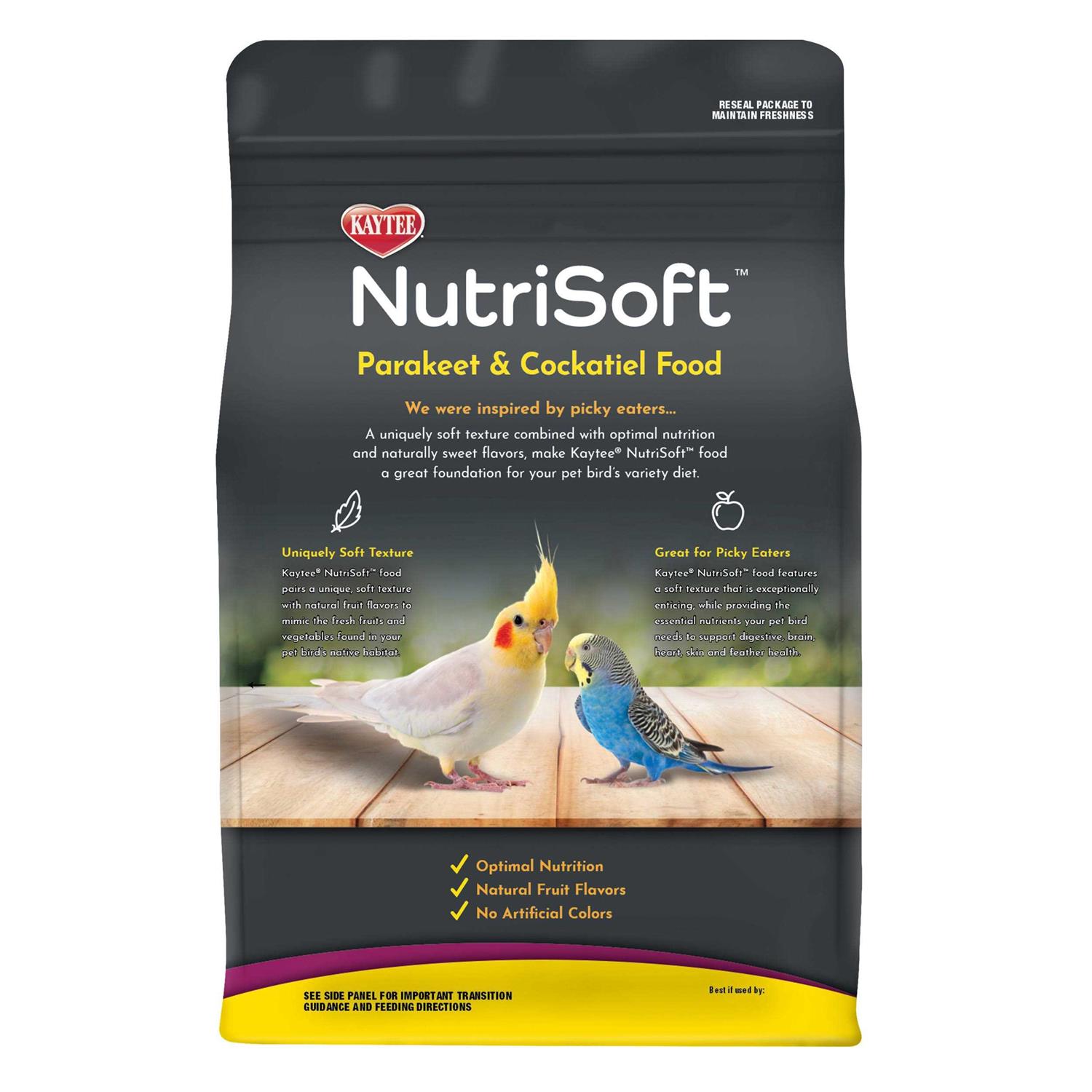 Kaytee NutriSoft Parakeet and Cockatiel Food